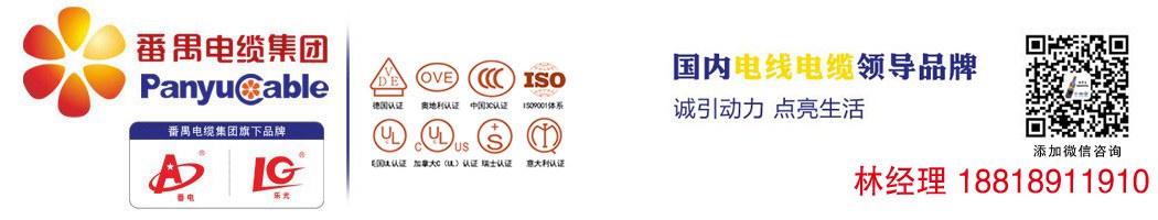 番禺電纜集團，旗下品牌番電，樂光
